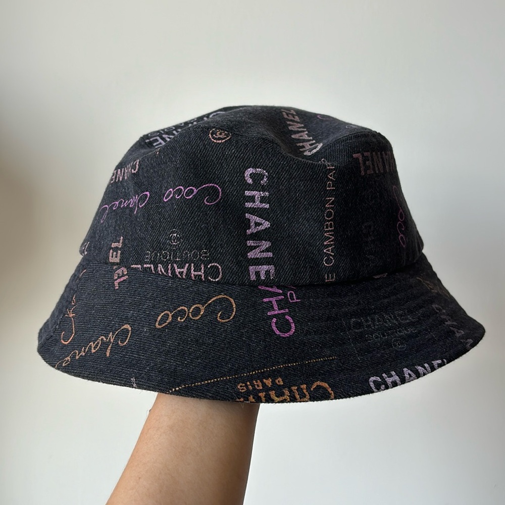 Chanel Denim Bucket Hat